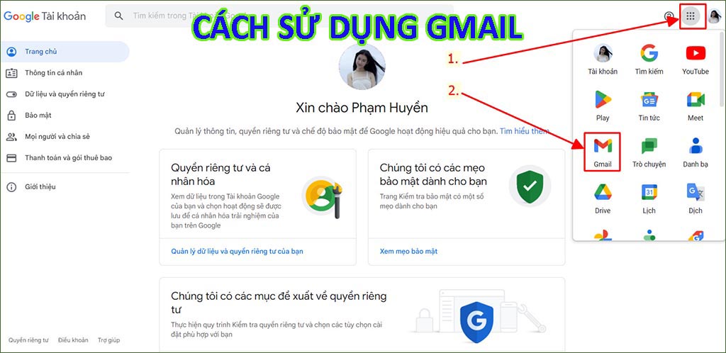 cách sử dụng Gmail